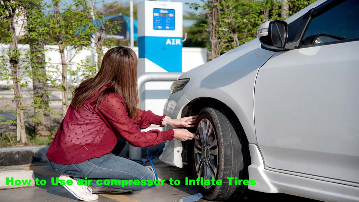 How to Use air compressor to Inflate Tires