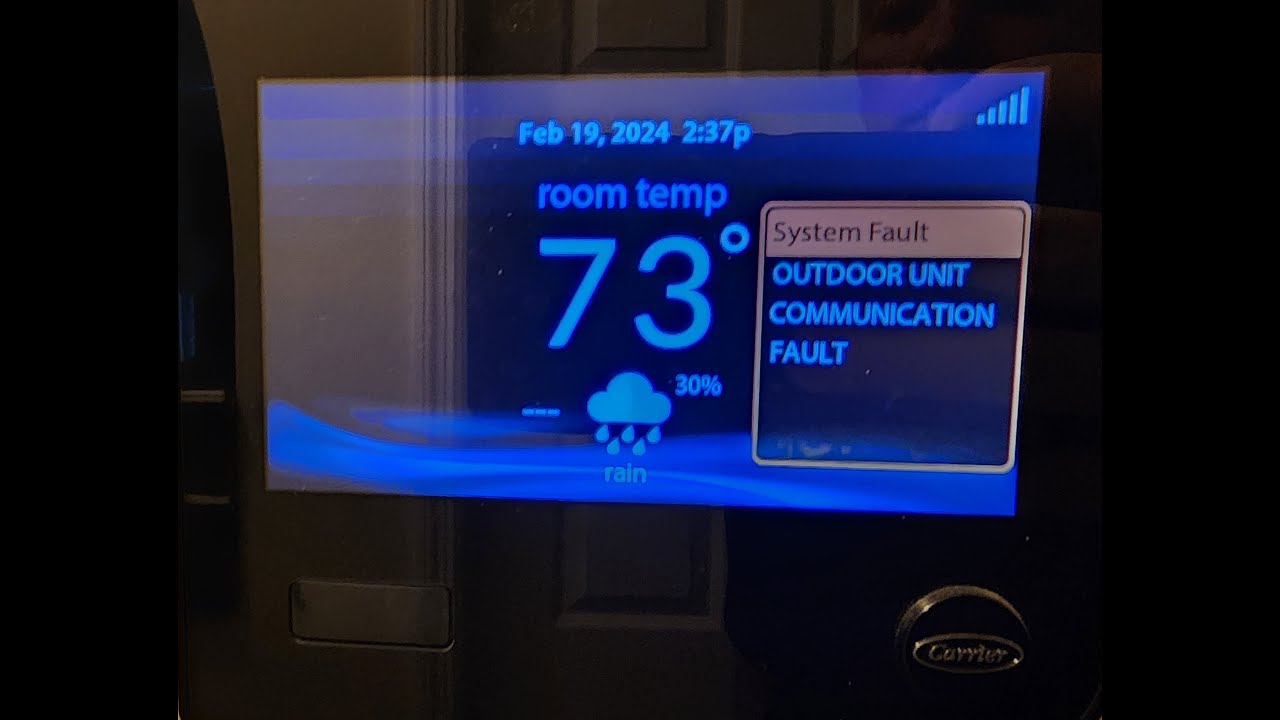 Carrier Coutdoor Unit Communication Fault - How Can Fix It?